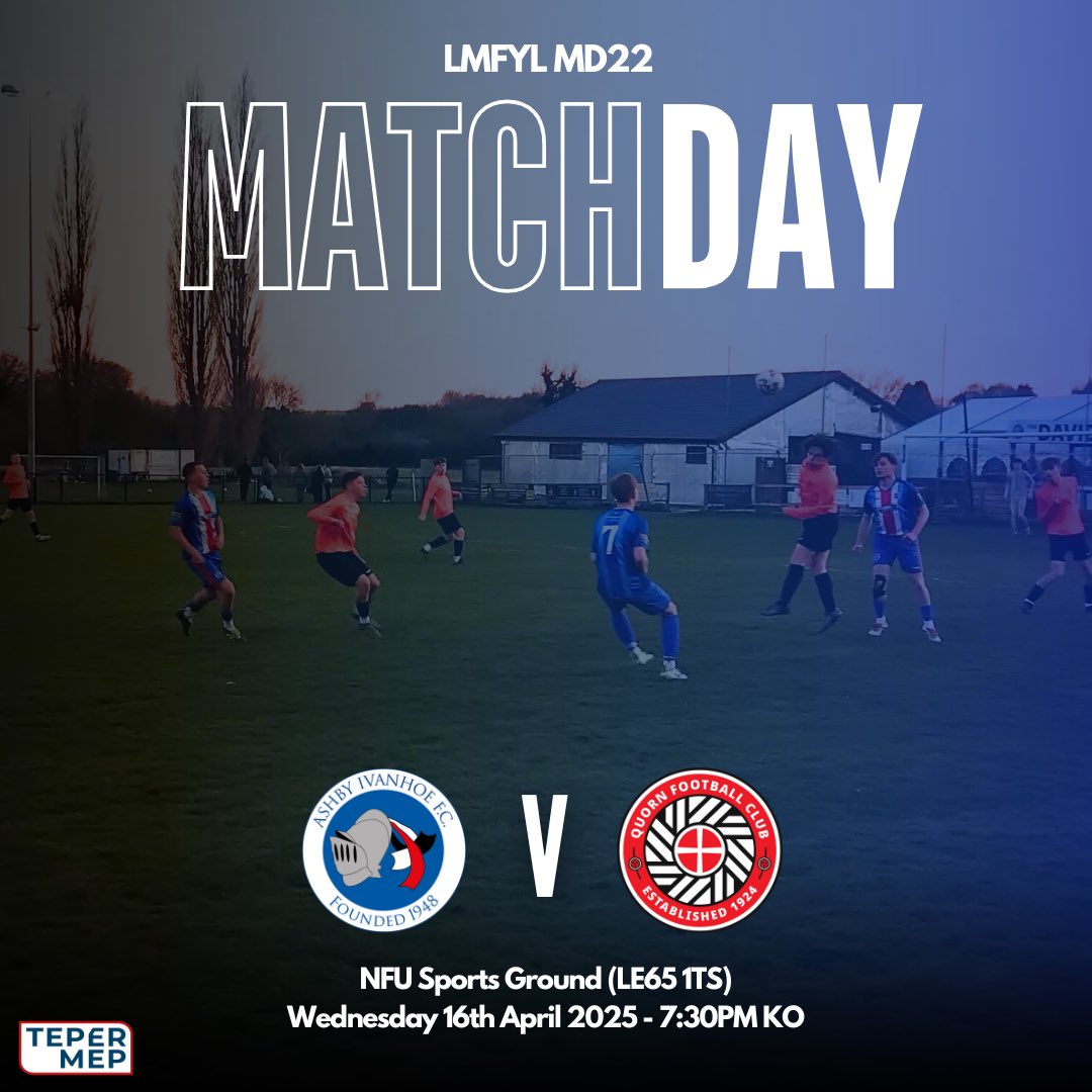 The lads are back at the NFU tonight as they take on Quorn U18 once again.

Best of luck lads. 🔵⚪️