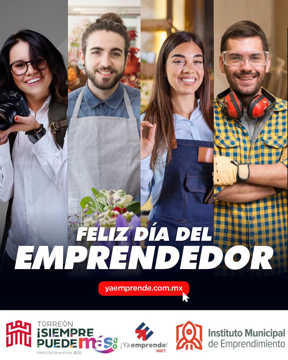 IMET๐ (@imet2023) on Twitter photo Desde el ๐๐๐๐, celebramos a todas las personas valientes que se atreven a soรฑar en grande, transformar ideas y construir el futuro con ๐๐ฌ๐๐ฎ๐๐ซ๐ณ๐จ,๐๐ซ๐๐๐ญ๐ข๐ฏ๐ข๐๐๐ ๐ฒ ๐ฉ๐๐ฌ๐ข๐จฬ๐ง.
#TorreรณnSiemprePuedeMรกs๐๐ผ
#diamundialdelemprendedor Desde el ๐๐๐๐, celebramos a todas las personas valientes que se atreven a soรฑar en grande, transformar ideas y construir el futuro con ๐๐ฌ๐๐ฎ๐๐ซ๐ณ๐จ,๐๐ซ๐๐๐ญ๐ข๐ฏ๐ข๐๐๐ ๐ฒ ๐ฉ๐๐ฌ๐ข๐จฬ๐ง.
#TorreรณnSiemprePuedeMรกs๐๐ผ
#diamundialdelemprendedor