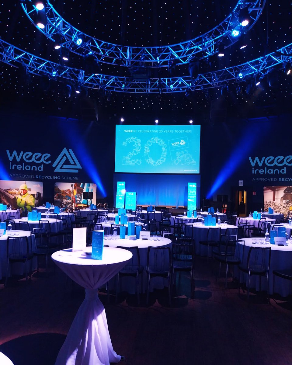 Proud to be working with <a href="/WEEEIreland/">WEEE Ireland</a> as they celebrate 20 years of driving responsible recycling and e-waste awareness. Honoured to be part of this milestone event!
#WEEE20 #CircularEconomy #SustainabilityInAction #FullHouseEvents