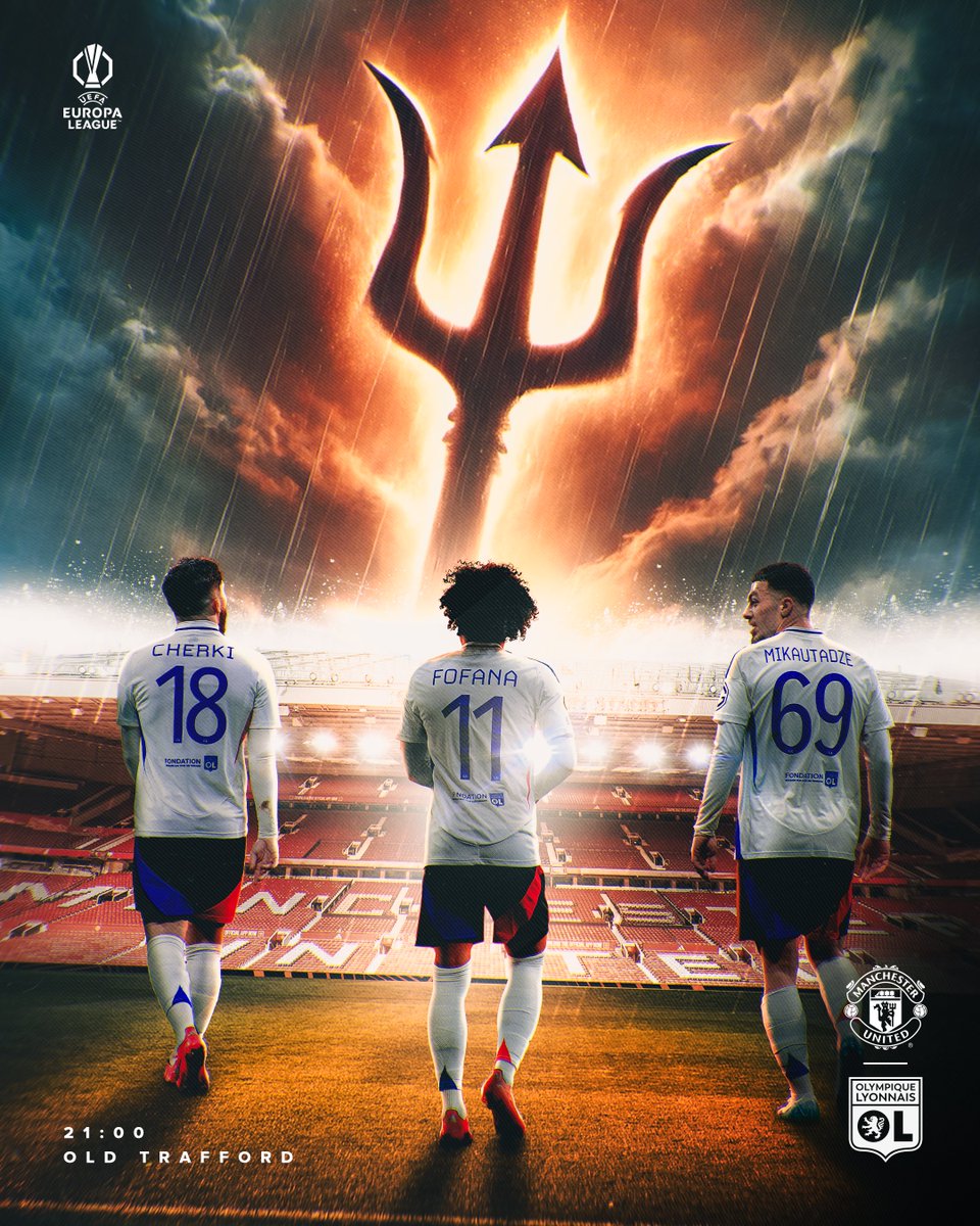 🔴 𝗝𝗢𝗨𝗥 𝗗'𝗘𝗨𝗥𝗢𝗣𝗘 🔵

⚽ #MUFCOL  
🏆 1/4 de finale retour d'#UEL 
⌚ 21:00 
🏟 Old Trafford 

📺 <a href="/canalplus/">CANAL+</a> 
▶ Avant-Match dès 20:00 sur <a href="/OLPLAY_Officiel/">OLPLAY</a> et YouTube 👉 youtube.com/c/OlympiqueLyo…

𝗔𝗹𝗹𝗲𝘇 𝗹𝗲𝘀 𝗚𝗼𝗻𝗲𝘀 🦁🔴🔵