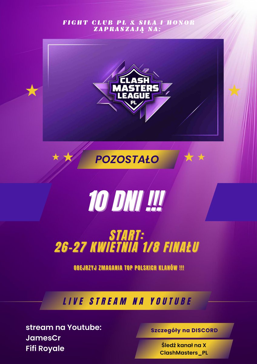 Clash Masters League (@clashmasters_pl) on Twitter photo 