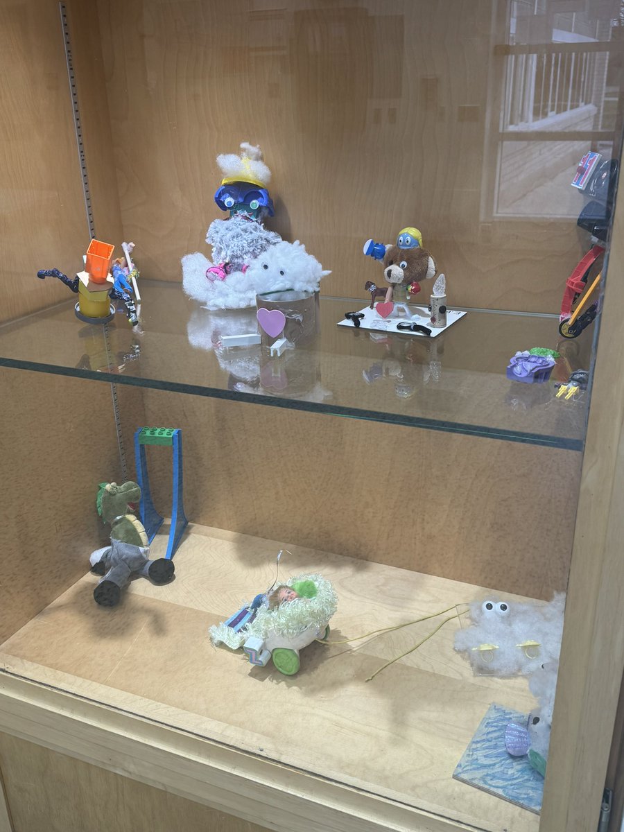 Grade 5 and 6 creations from toy hacking with the Tinker Truck.