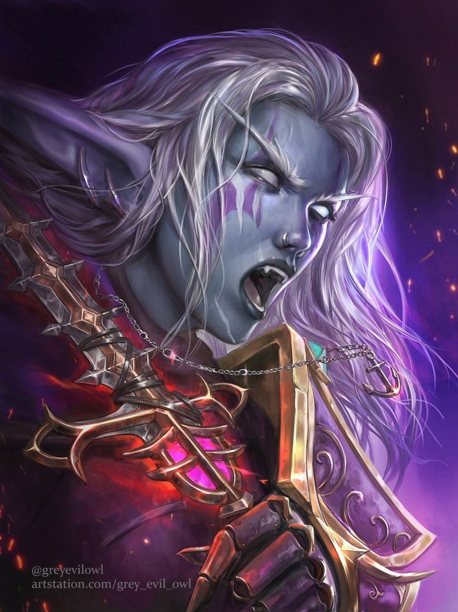 greyevilowl's tweet image. My art in purple 💜
Commissions for @AryesBaneblade