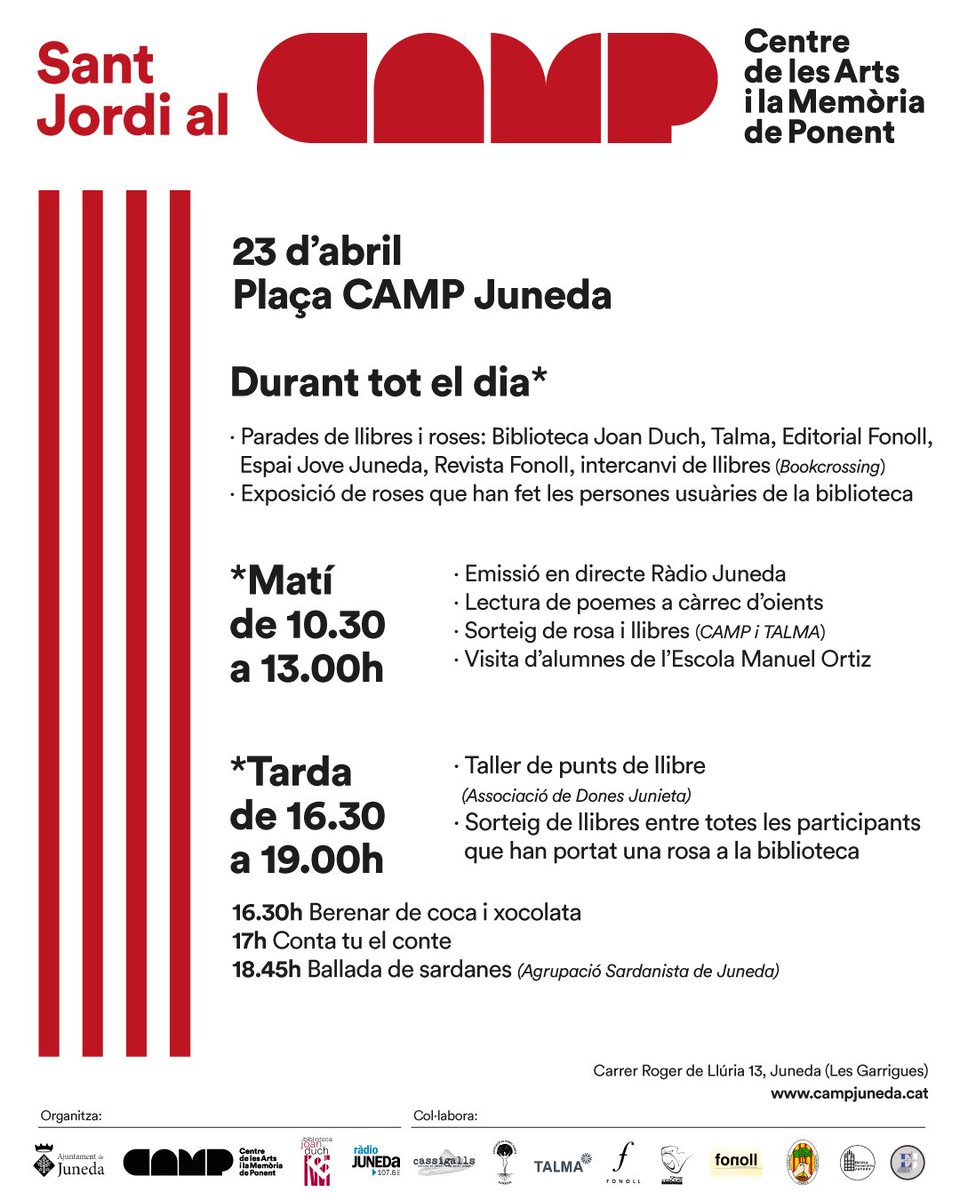 CAMP Centre Arts Memòria Ponent tweet media