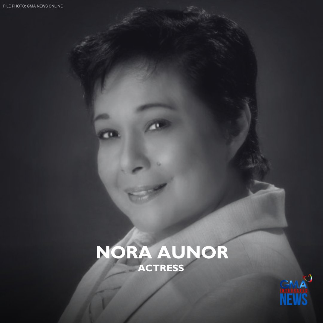gmanews's tweet photo. Pumanaw na ngayong gabi ang National Artist, at tinaguriang “Superstar” na si Nora Aunor sa edad na 71, ayon sa anak niyang si Ian De Leon.

Abangan ang detalye sa https://t.co/zqM6aTde5w https://t.co/1EW37AaTOu