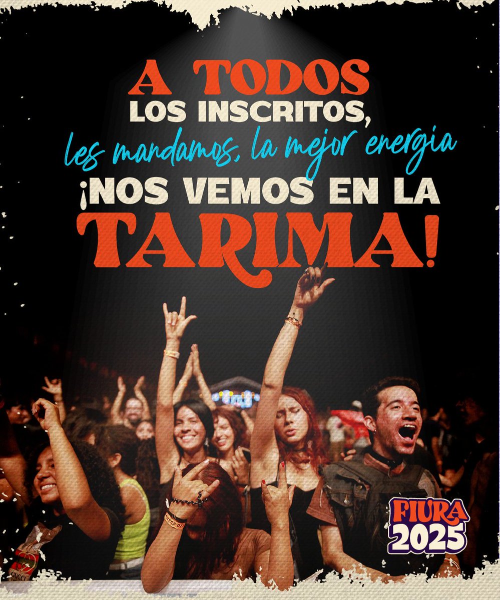 🎉 ¡Cerramos convocatoria! 🎶
Gracias a todas las bandas que se postularon para ser parte de #FIURA2025.
La energía, el talento y las ganas nos tienen con el corazón latiendo a mil. ❤‍🔥
Nos vemos en las audiciones y, por supuesto, ¡en la tarima principal del festival! 🫶🏽