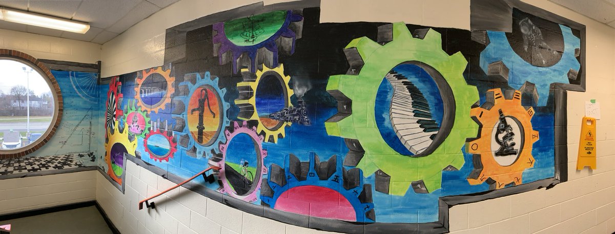 brainonstrings's tweet image. Some fresh math and science colours at GreenBriar middle school @peel ⁦@PeelArtsCollect⁩  ⁦@pdsbarts⁩