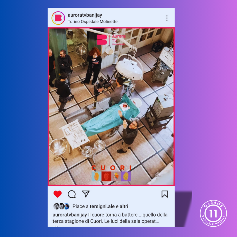 NEW PROJECT:
Anche per la terza stagione di #Cuori cureremo la comunicazione social, la gestione dei profili e le attività di engagement per #AuroraTV.
Il cuore batte a mille!