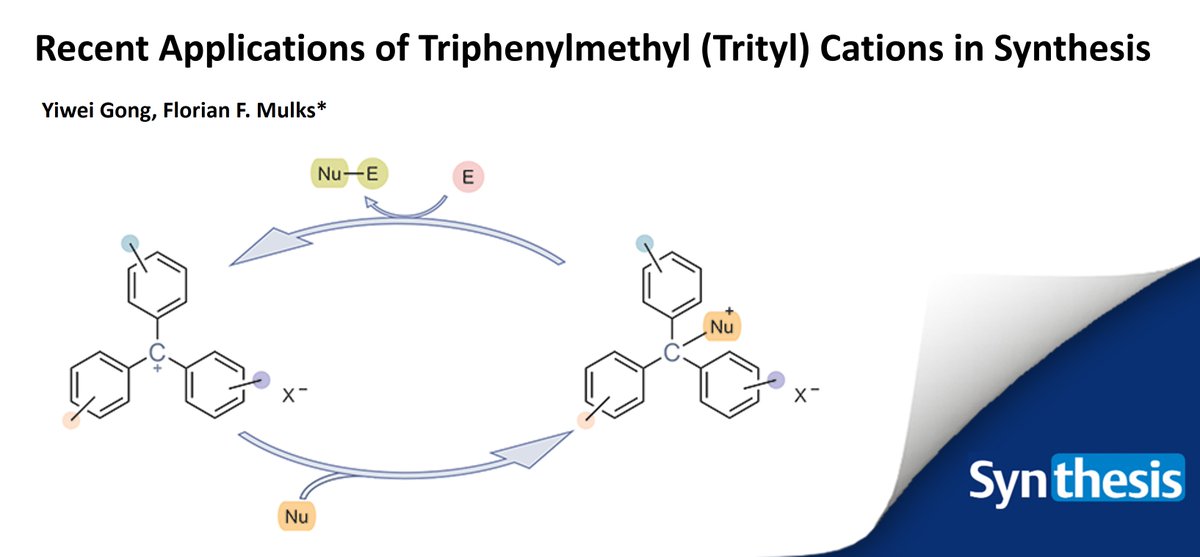 SYNTHESIS Journal (@synthesis_1969) on Twitter photo Crystalline perfluorinated #trityl cations are finally isolated, sparking a resurgence in their use💎Read the review of Gong and Mulks (<a href="/FFMulks/">F F Mulks</a>) on these versatile #Lewisacids driving innovation in organic synthesis #Carbocation
👉thieme-connect.de/products/ejour… Crystalline perfluorinated #trityl cations are finally isolated, sparking a resurgence in their use💎Read the review of Gong and Mulks (<a href="/FFMulks/">F F Mulks</a>) on these versatile #Lewisacids driving innovation in organic synthesis #Carbocation
👉thieme-connect.de/products/ejour…