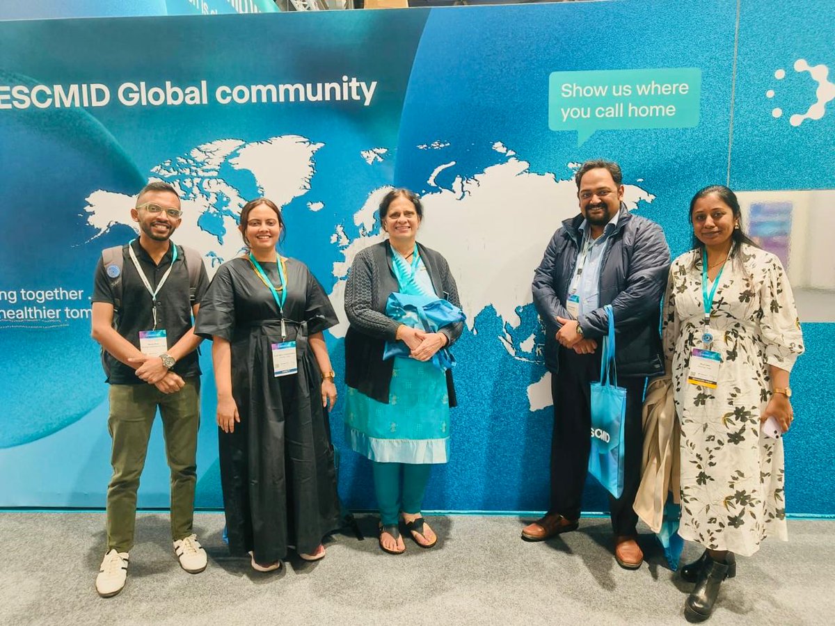 Team work makes the dream work! <a href="/documangagrawal/">Umang Agrawal</a> <a href="/SayliGore/">Sayli Gore</a> #ESCMIDGlobal2025. Also Dr Camilla Rodrigues is an ICON.