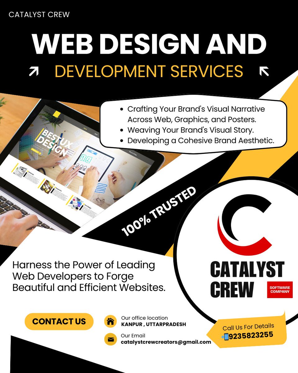 CrewCatalyst5's tweet photo. Harness the 👉power 👈of leading web developers📱 to forge beautiful and efficient websites.🤑✨💟
📞 +91 9235823255
 📩catalystcrewcreators@gmail.com
#WebDev #WebsiteDevelopment #EfficientWebsites #LeadingDevelopers https://t.co/0iN06BHve6