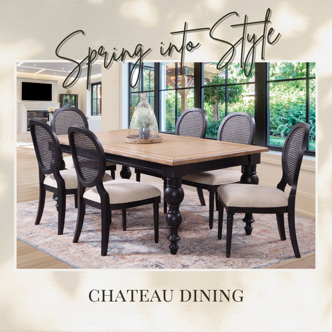 Introducing the #Chateaudining Collection at #highpointmarket this Spring – where rustic charm meets refined elegance. 
#martinfurniture
#diningfurniture
#freshdesigns