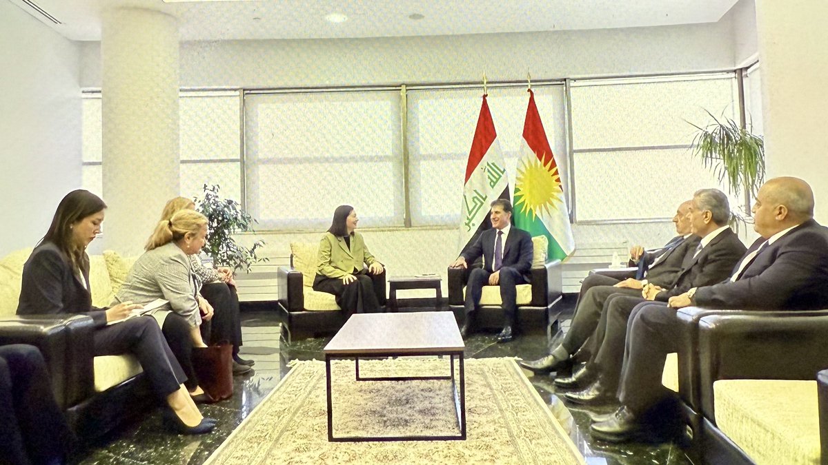 Deputy Assistant Secretary Victoria Taylor met in Suli with <a href="/IKRPresident/">Nechirvan Barzani</a> Nechirvan Barzani to discuss the need to swiftly form a KRG cabinet and the importance of the U.S.-IKR security partnership.