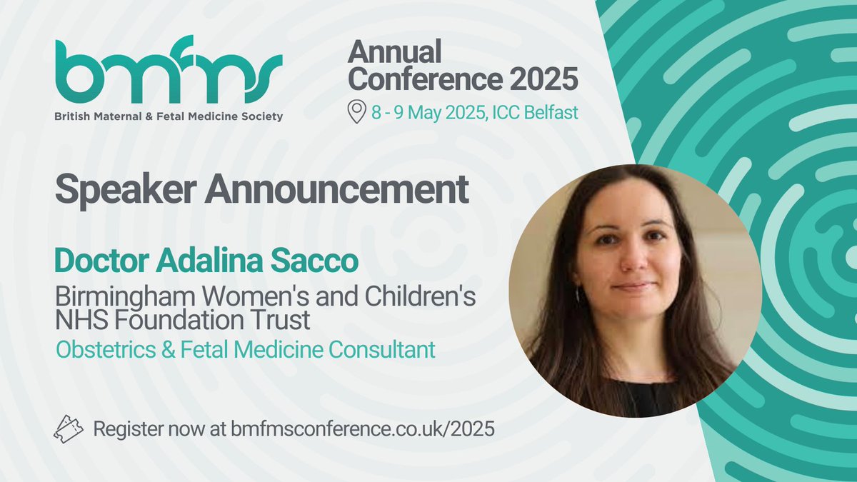 Very excited to be speaking at #BMFMS2025 on the topic of fetal analgesia (I am happier about it than I look in this picture) - tickets still available for what's going to be a fab conference and dinner in Belfast 🧑‍🎓🍾bmfmsconference.co.uk/2025/en/page/h…
<a href="/BMFMSNews/">BMFMS</a>