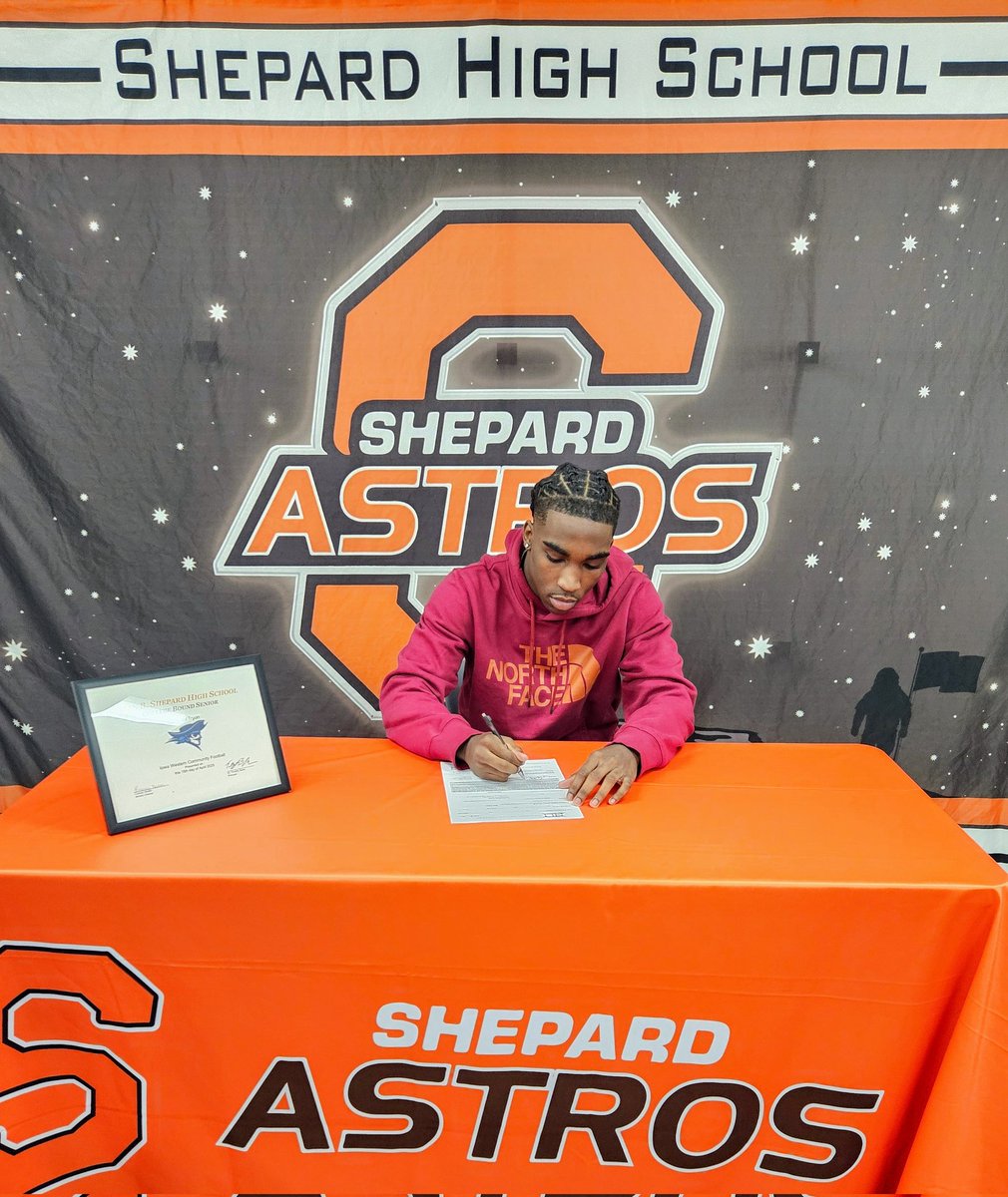 Shepardfootball (@shepardfootball) on Twitter photo All State, All Area & 3 time All Conference Astro <a href="/CamerenTryon/">Cameren Tryon</a> signs with Iowa Western. #AstroForLife All State, All Area & 3 time All Conference Astro <a href="/CamerenTryon/">Cameren Tryon</a> signs with Iowa Western. #AstroForLife