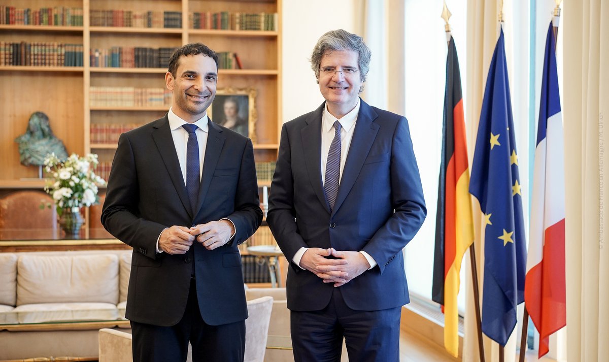 Amb_Delattre's tweet image. Große Freude, die #INSEAD-Alumni aus 🇩🇪 zum ersten Mal in der @Franzbotschaft begrüßen zu dürfen! Was für ein Erfolg! Ein besonderer Dank an meinen 🇦🇪Kollegen @VAEAMBDE, mit dem wir die Initiative für dieses Treffen ergriffen haben &amp;amp; an den Präsidenten der Alumni 🇩🇪 A. Kumar