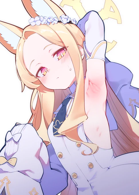 セイア…腋みせて…#ブルアカ 