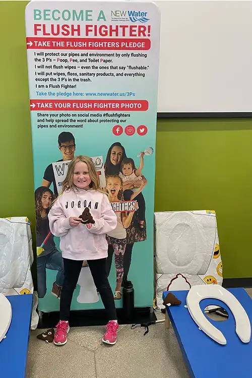 What a great time at STEM Family Day! We gained some great #FlushFighters this past weekend! 
<a href="/Greenbaywater/">Green Bay Water</a>