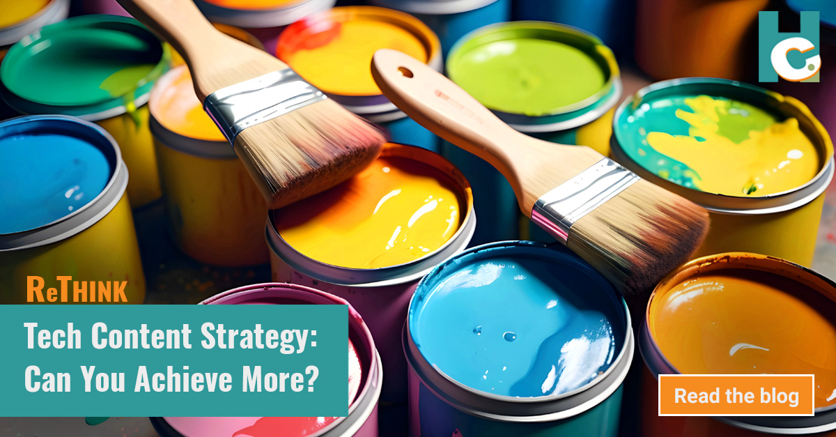 Does your tech content earn trust? Cuts through noise? Moves buyers towards decisions? Time to rethink your content strategy? Read our new blog bit.ly/43P5KEt  talktohci@hcimarketing.com

#B2BMarketing #TechAgency #DigitalMarketing #B2Bstrategy #TechnicalContentWriting