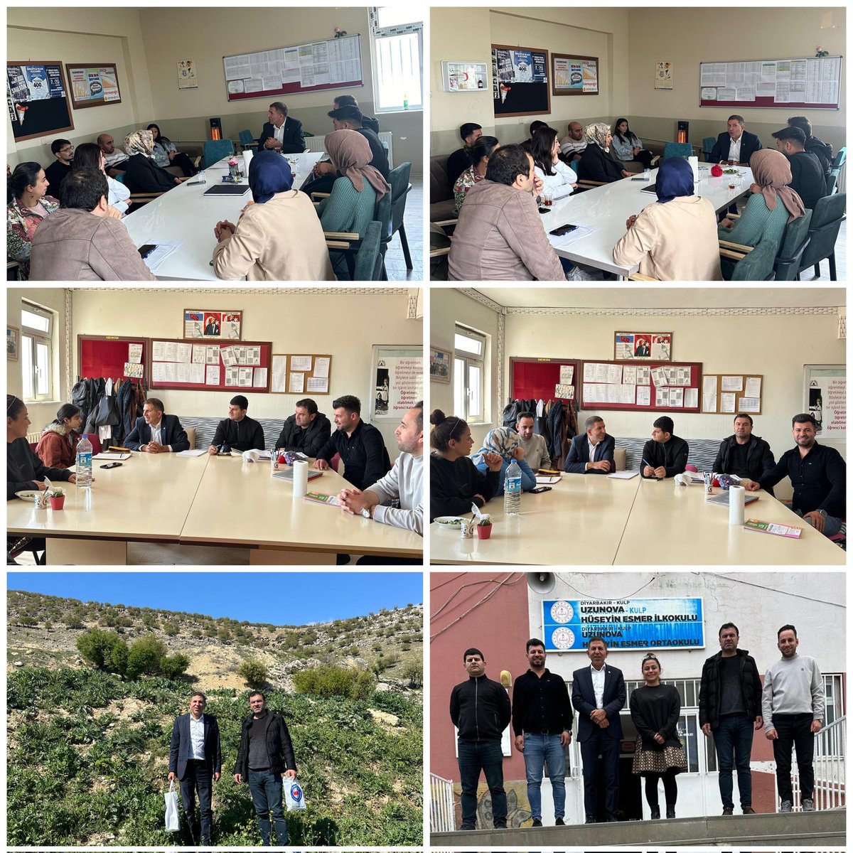 Şube yönetim kurulu ve <a href="/BirKulp/">EBS Diyarbakır 1 /Kulp</a> yönetimimizle Kulp ilçemizdeki okulları ziyaret ederek eğitim çalısanlarımızla bir araya gelip sorunlar ve çözüm önerilerini görüşerek fikir alışverişinde bulunduk. 
Eğitim çalışanlarımıza misafirperverlikleri ve nezaketleri için teşekkür ederiz.