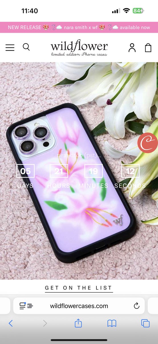 N184Sandra's tweet photo. @WildflowerCases also I spy the next case coming and I already know I need this, like this case just screams me!😍😍😍 https://t.co/A62ESFO5da