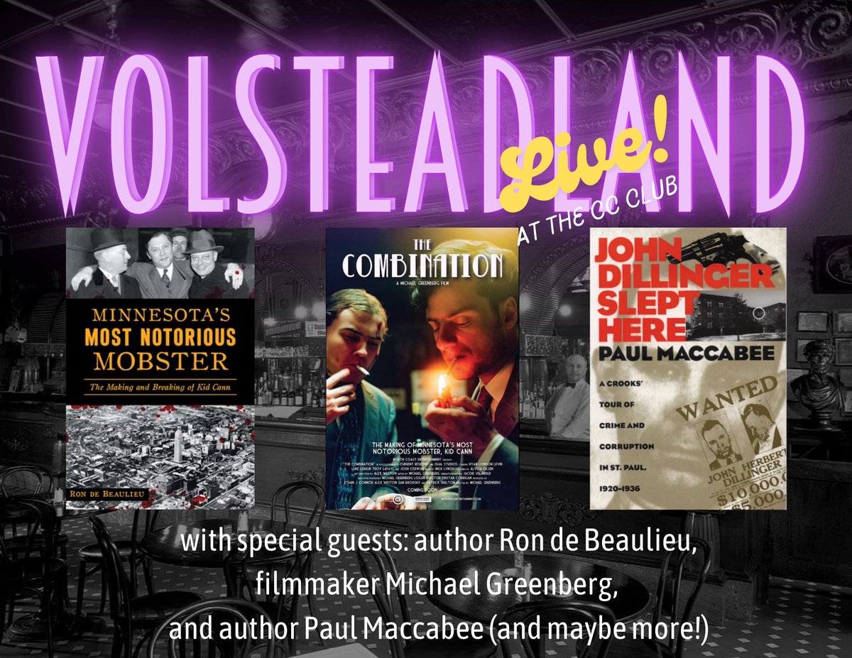 Volstead_land's tweet photo. We will be doing a LIVE show at the iconic CC Club in Minneapolis May 3rd, 12-3pm
Please join us and our special guests! https://t.co/QgMtSdQOlt