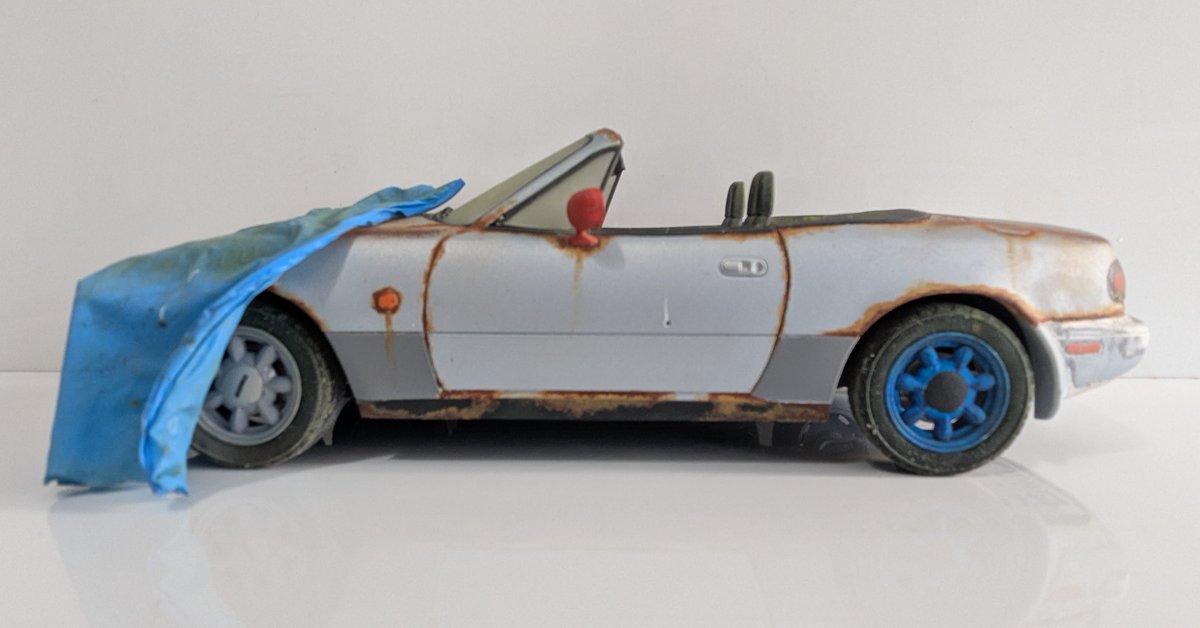 RustNDustUK's tweet photo. Barn Find MK1 Mazda MX5 now for sale on eBay: https://t.co/eQSaCePC0e
#BarnFind #Mazda #MazdaMX5 #Norev #Diecast #Diorama #RustNDustUK https://t.co/26Jqj3H2ef