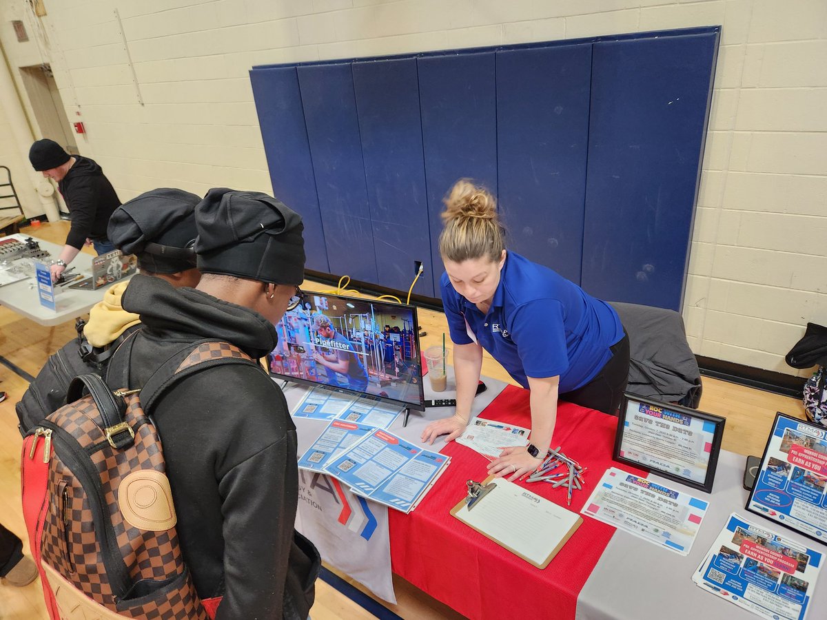FLYAPorg's tweet photo. Thanks to @Eastridge_EICSD &amp; @eastironms for having us at their recent job fairs. Great to interact with many young people in attendance. @EICSD https://t.co/1qREKS5UHt