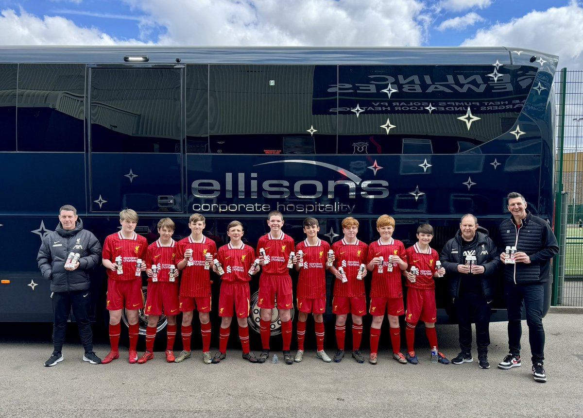 h15church's tweet photo. We loved hosting @LFCFoundation’s U-15 PL Kicks team. 
After a tour of our Operations, we visited @LCityFoundation for a game of football &amp; tour of @LNER Stadium.
Huge thanks to @CreditonDairy for the donation of @ProMlk which kept everyone going went down a storm!! 🐮🍫🍓💪🫶👏 https://t.co/4jKkgChYnH