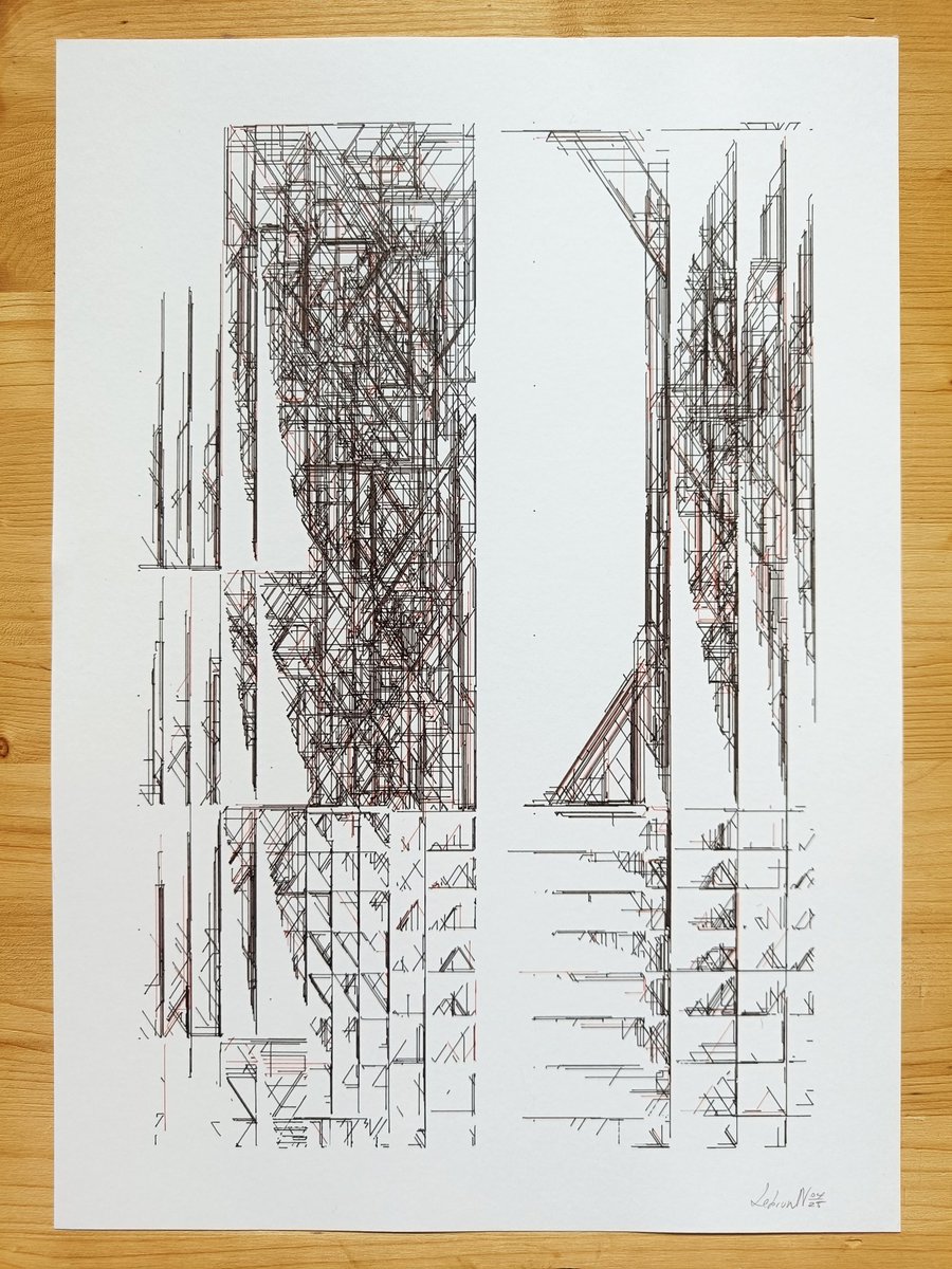 nclslbrn's tweet image. Paper has survived

#penPlotter