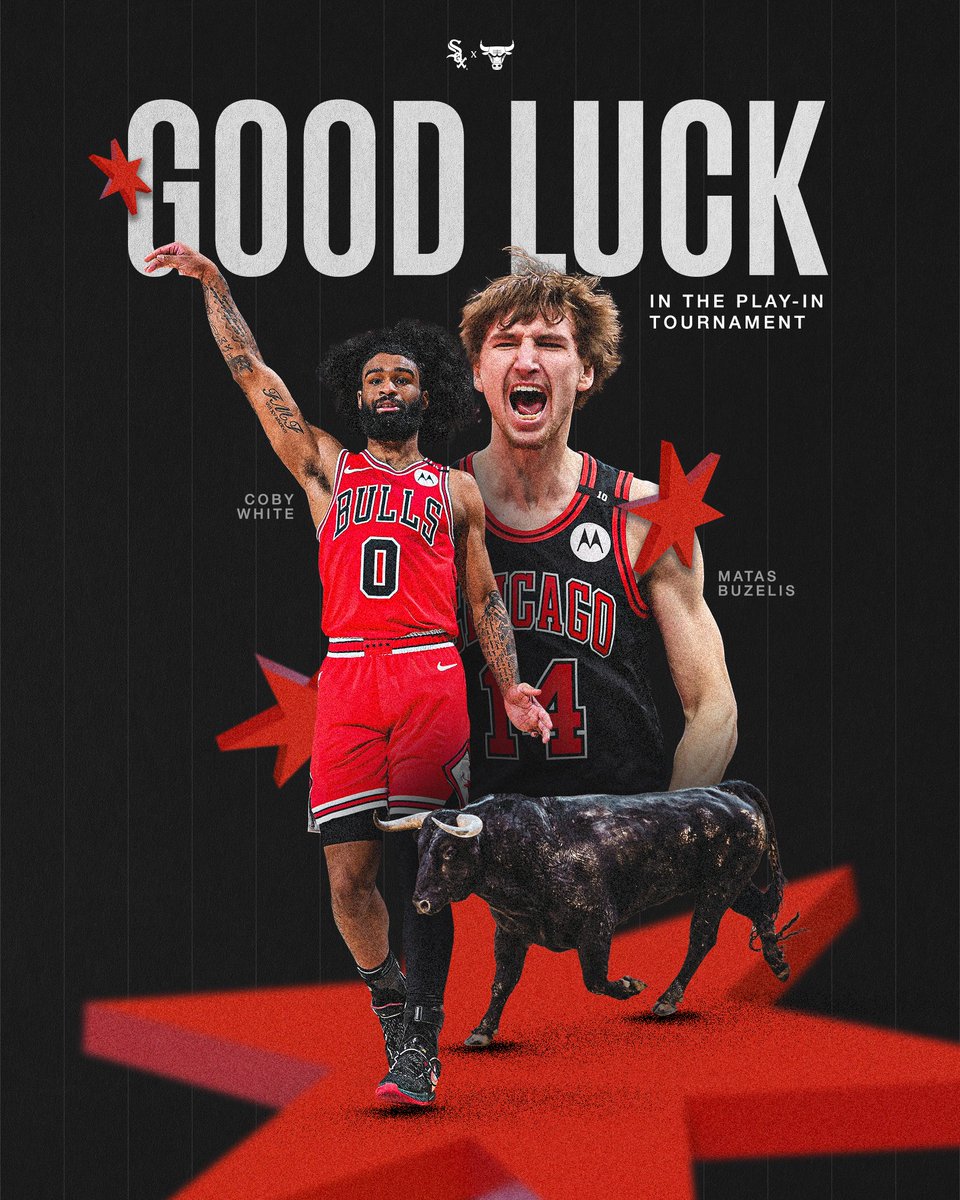 We're seeing red 👀🔴
Good luck tonight in the Play-In Tournament, <a href="/chicagobulls/">Chicago Bulls</a>!