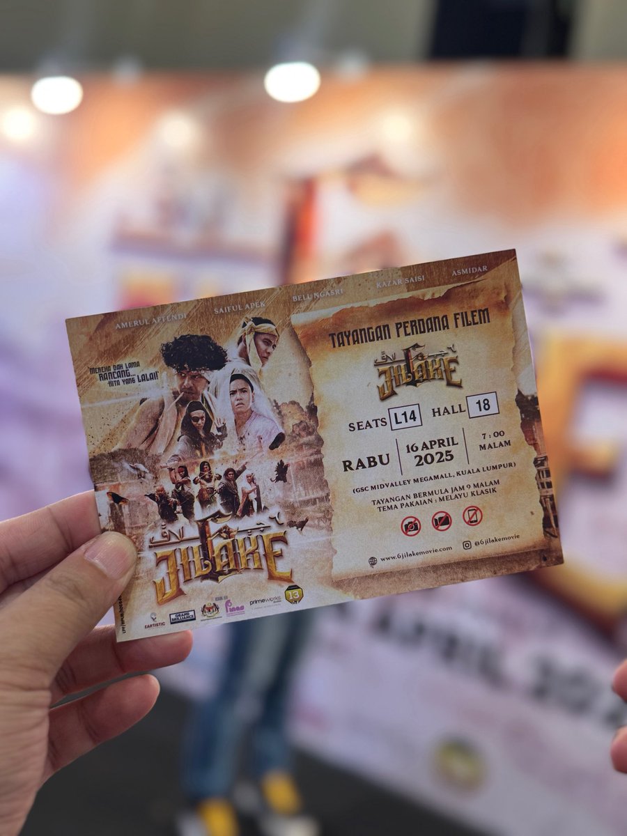 Mereka dah lama rancang, kita yang lalai…

Sekali @6jilakemovie bakal bikin panas —TAYANGAN bermula 24 APRIL 2025 beb!

Korang dah ready ke belum nak hadap 6 Jilake ni?

#6Jilake #TayanganPerdana6Jilake #GSCinemas #NelfeiGoMovie