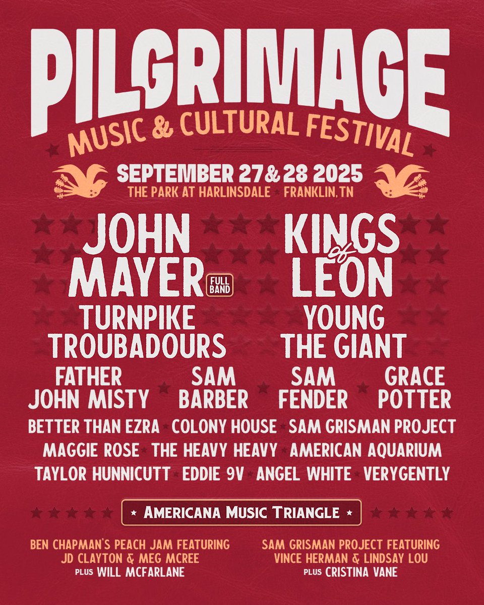 JD Clayton (@jdclaytonofcl) on Twitter photo I’m so excited to be a part of Pilgrimage Festival this year!!
Huge thanks to my buddy <a href="/benchapmanmusic/">Ben Chapman</a> for having me join him for a few songs at his Peach Jam. It’s gonna be so fun! Y’all make plans to come have a great weekend! pilgrimagefestival.com I’m so excited to be a part of Pilgrimage Festival this year!!
Huge thanks to my buddy <a href="/benchapmanmusic/">Ben Chapman</a> for having me join him for a few songs at his Peach Jam. It’s gonna be so fun! Y’all make plans to come have a great weekend! pilgrimagefestival.com