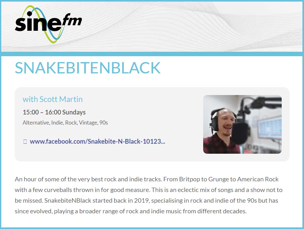 BREAKFALL (@breakfallmusic) on Twitter photo Huge thanks to Snakebite N Black, Scott Martin, and <a href="/SineFM/">Sine FM Radio Station</a> (102.6 FM, UK) for featuring our latest track 'Again' this Sunday at 3PM (UK time)!
We're thrilled to be part of the show alongside amazing artists. If you're in Doncaster, England, tune in on 102.6 FM or DAB radio, or Huge thanks to Snakebite N Black, Scott Martin, and <a href="/SineFM/">Sine FM Radio Station</a> (102.6 FM, UK) for featuring our latest track 'Again' this Sunday at 3PM (UK time)!
We're thrilled to be part of the show alongside amazing artists. If you're in Doncaster, England, tune in on 102.6 FM or DAB radio, or