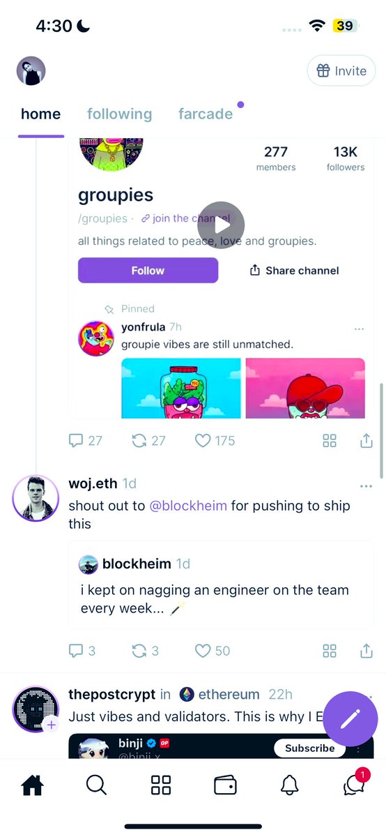 Pretoria01's tweet photo. A day ago, I talked about @farcaster_xyz, the future of social media we all have been waiting for.

Today, I will tell you about the App - Warpcast so that you can jump on it!

Now, let me explain this way↓

If Farcaster is the engine…
Warpcast is the car.

It’s the first and most popular app built on the Farcaster protocol.

I know we all are familiar with X, but with Warpcast, there’s more.

Here’s what makes Warpcast different (and honestly, better):

1. You Own Your Account:

When you sign up on Warpcast, you’re not just creating an account.

You’re minting a decentralized identity (called a Farcaster ID) that you control, forever.

This means:

→ You can take your followers with you

→ Your content stays yours

→ And no one can ban or shadowban you off the entire protocol.

2. Frames, the Interactive Magic:

Frames are one of the wildest innovations on Warpcast.

With Frames on Warpcast, you can

→ Mint an NFT

→ Vote in a poll

→ Play a game

→ Buy something on-chain

…without ever leaving the feed.

That’s what Frames allow.

They turn static posts into mini-decentralized apps.

It’s like adding buttons and functionality to a tweet, what a pure Web3 magic.😁

Amazing right?

3. Channels, Not Just Feeds:

Warpcast has Channels, which work like niche communities or subreddits.

You want crypto news?

There’s a channel for that.

You’re Into memes? 

Gaming?

NFTs?

There’s one for you too.

You can even create your own!

It’s the protocol’s way of organizing conversation without messing up your main feed.

4. Minimal Algo, Maximum Vibes:

On Warpcast, there is -

No toxic algorithms.
No clout-chasing.

Warpcast is refreshingly real.

You mostly see content from people you follow and from channels you care about.

It’s the kind of feed that feels alive, full of ideas, not noise.

And yeah, lastly...

5. The Community:

Let’s be honest…

Any social app lives and dies by its users.

Warpcast is filled up with:

✦ Builders
✦ Founders
✦ Artists
✦ Crypto OGs
✦ And a ton of early adopters who get it

So, if you are not yet on Farcaster, then you know already that you are missing a lot.

And a secret, Many users had earned up to $5k Airdrops just from the App.

In my next post, I will talk about the next thing you should know about Warpcast.😌