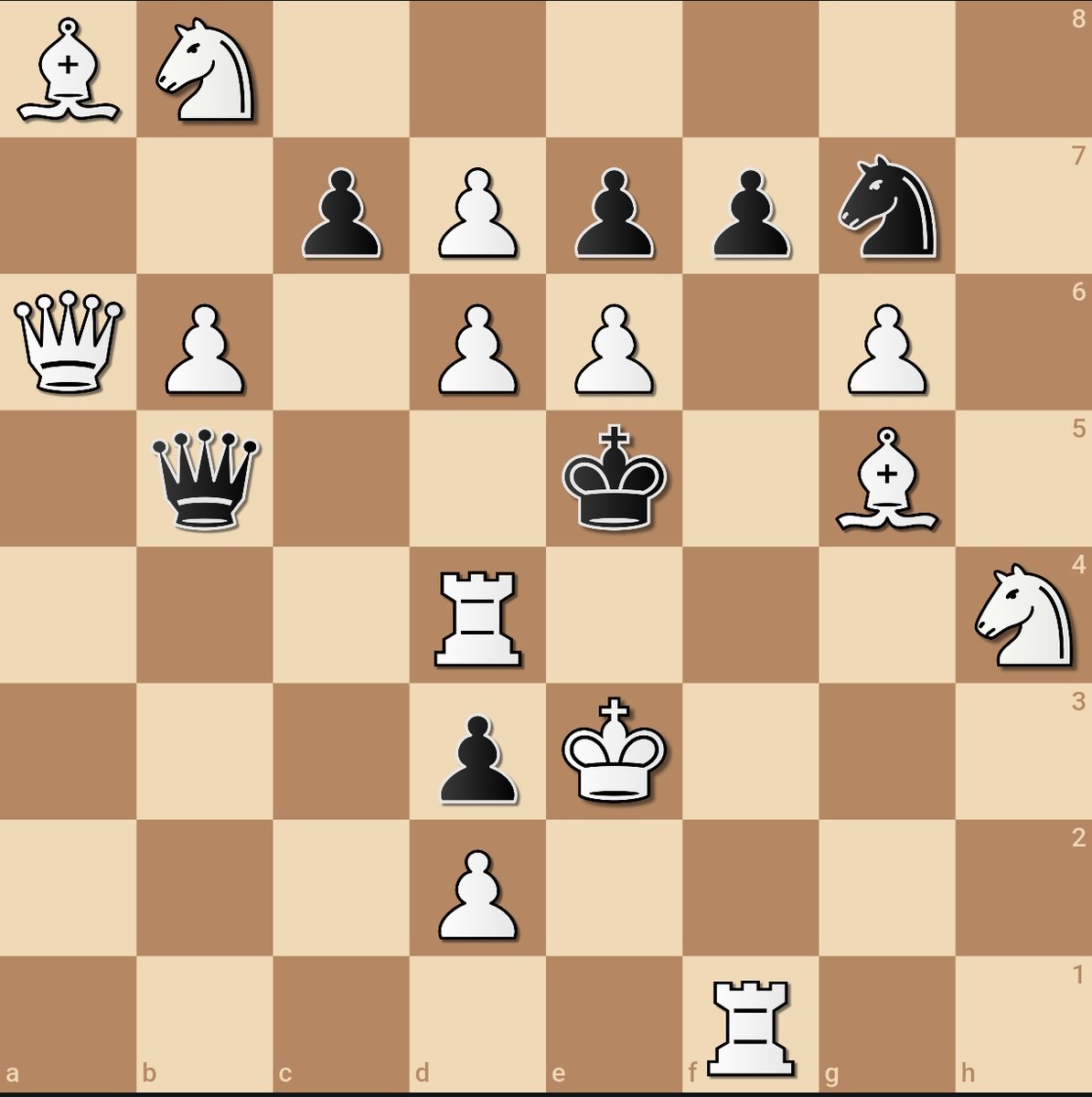 Took me over 10 minutes!
White to Mate in 2  ✌️