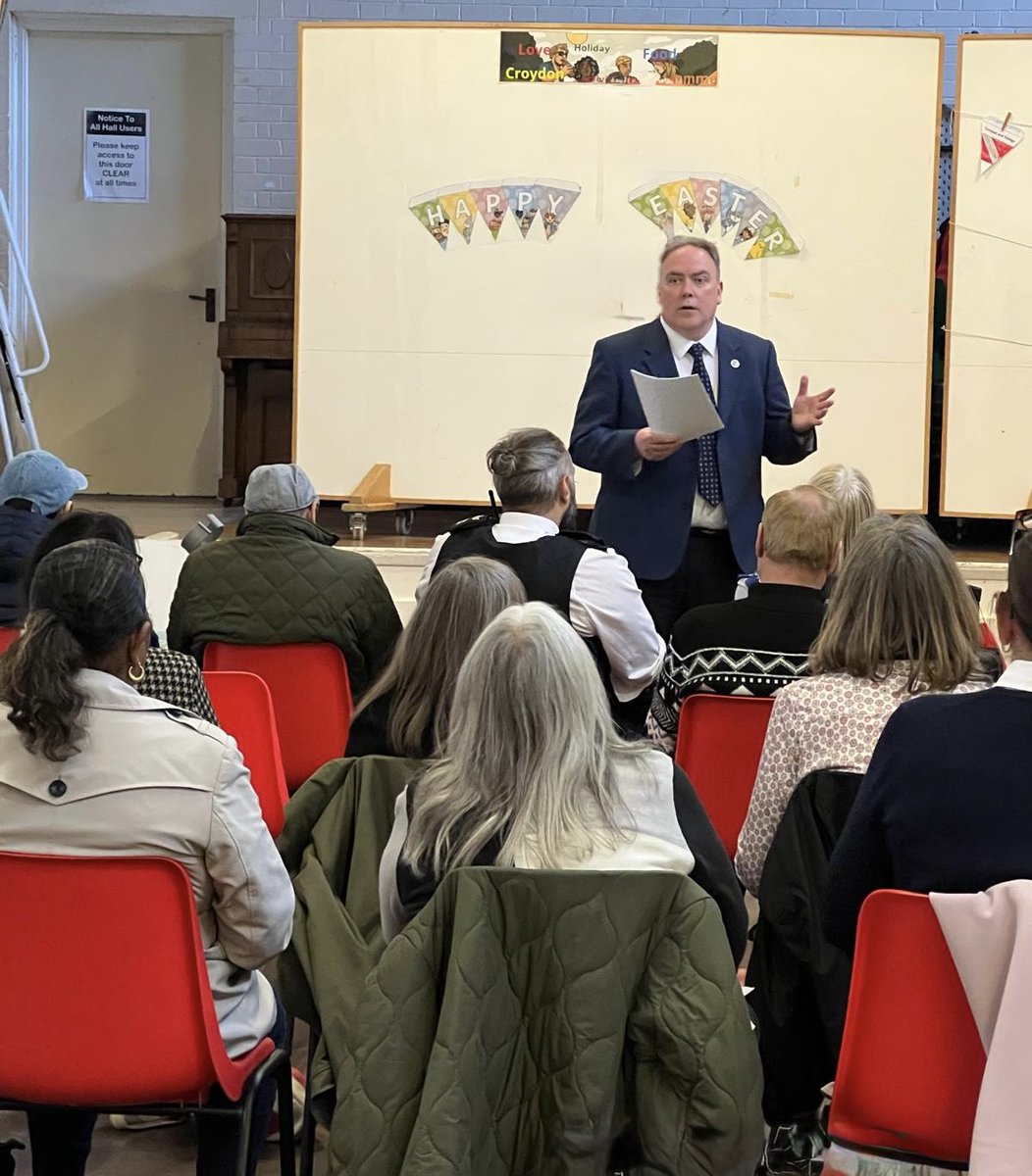 Jason Perry - Executive Mayor of Croydon (@jasonforcroydon) on Twitter photo Great to attend the <a href="/THCAT1/">Thornton Heath Community Action Team</a> meeting in Thornton Heath — always valuable to hear directly from residents.
We covered a lot of ground, and I’m proud to share some of what we’re delivering:
•£220k investment to improve green spaces, including Colliers Water Lane, The Pond and the Great to attend the <a href="/THCAT1/">Thornton Heath Community Action Team</a> meeting in Thornton Heath — always valuable to hear directly from residents.
We covered a lot of ground, and I’m proud to share some of what we’re delivering:
•£220k investment to improve green spaces, including Colliers Water Lane, The Pond and the
