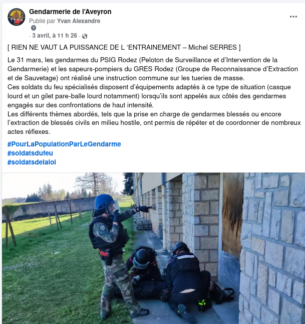 Gendarmerie de l'Aveyron (@gendarmerie_012) on Twitter photo 