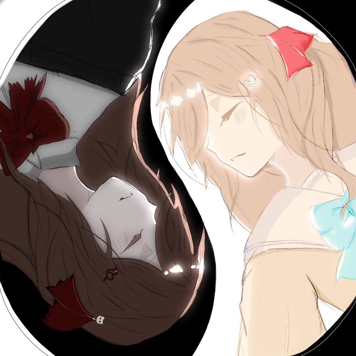Miryang__'s tweet photo. Commission for Oliwande
#heartheartart https://t.co/G2G7uorOci
