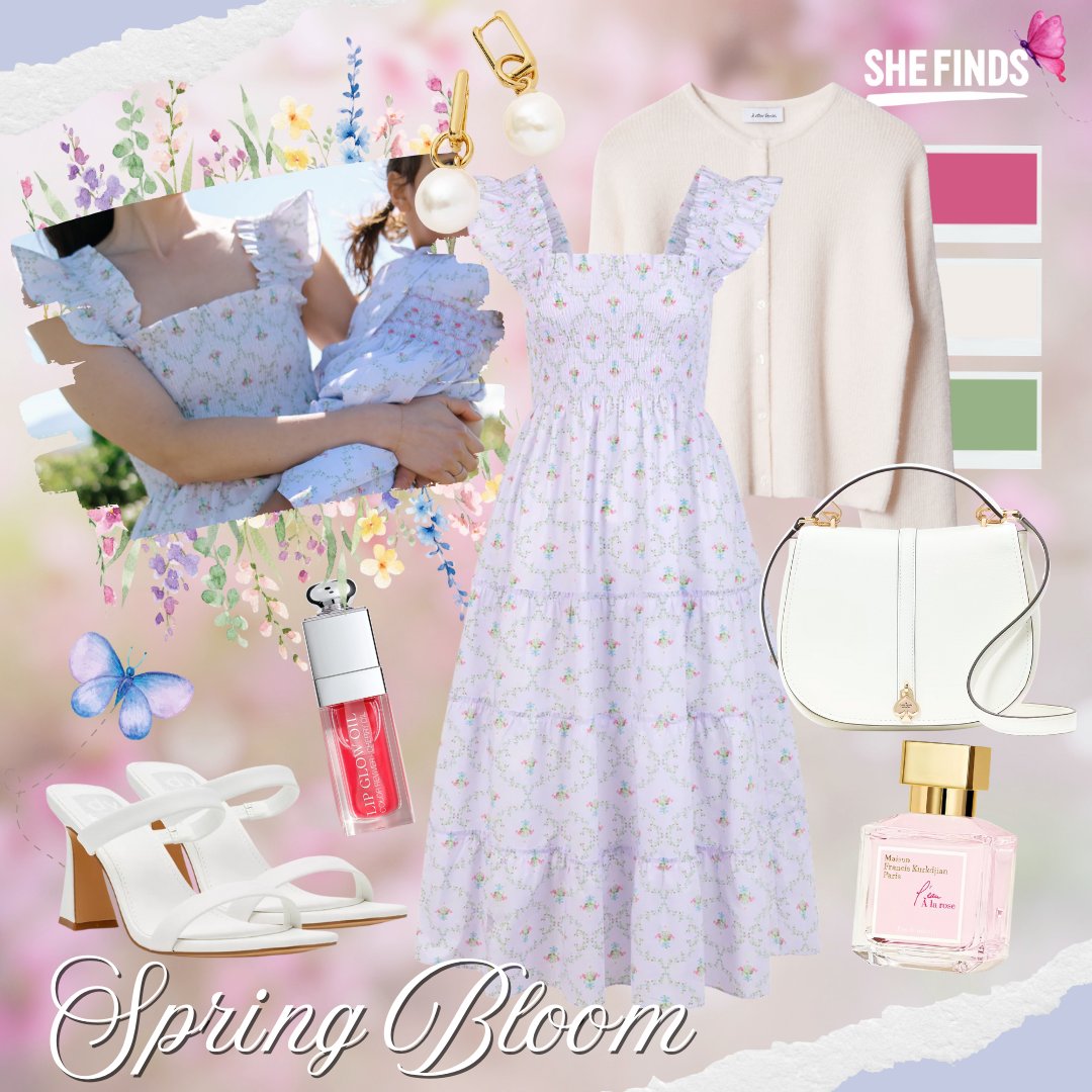 shefinds's tweet image. Floating Through Spring Like A Daydream. This Look = Instant Mood Lift, Perfect For Easter 💐
liketk.it/5blcI 

#liketkit #SpringBloom #OOTD #RomanticStyle #Easter #LTKSeasonal #LTKSaleAlert #LTKStyleTip #EasterStyle #GardenPartyVibes