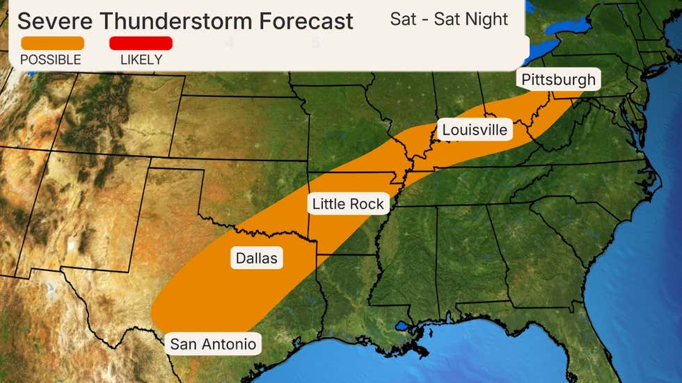 DefyDisaster's tweet photo. #SevereWeather threatens the Plains, South & Midwest w/ potential large #hail, #wind damage, #tornadoes & flooding rainfall starting Thursday night.
Stay safe: https://t.co/NILVvOJk9M
π·: https://t.co/S8hKKMko5g
#DefyDisaster #DisasterPreparedness #Disaster #Tornado #Storm https://t.co/GhtuW2fuW4