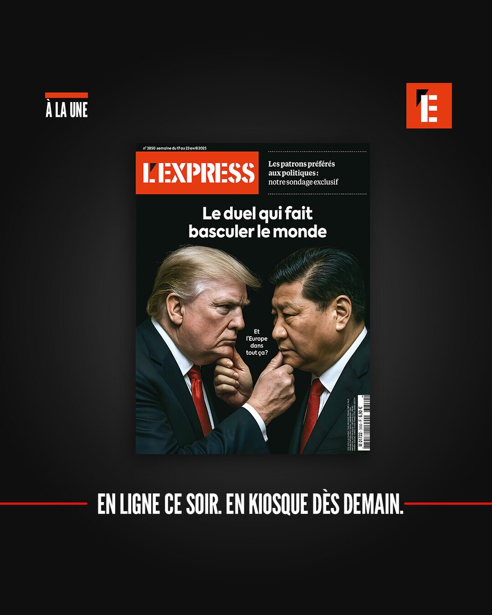L'Express (@lexpress) on Twitter photo 🇨🇳 Même si le géant asiatique risque de beaucoup souffrir, il peut davantage endurer que son rival américain dans la guerre commerciale lancée par Donald Trump.
🗞️ Notre dossier de la semaine ➡️ l.lexpress.fr/3sG
Par <a href="/CyrillePluyette/">Cyrille Pluyette</a> 🇨🇳 Même si le géant asiatique risque de beaucoup souffrir, il peut davantage endurer que son rival américain dans la guerre commerciale lancée par Donald Trump.
🗞️ Notre dossier de la semaine ➡️ l.lexpress.fr/3sG
Par <a href="/CyrillePluyette/">Cyrille Pluyette</a>