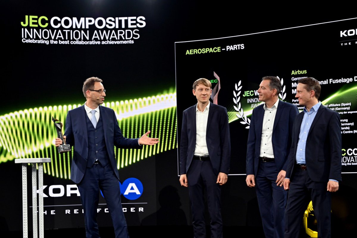 Winners and finalists in the JEC Composites Innovation Awards highlight that producers of composite materials are looking increasingly at employing #thermoplastics, as opposed to #thermosets, in their innovations. For more information, visit bit.ly/4ckYKRQ