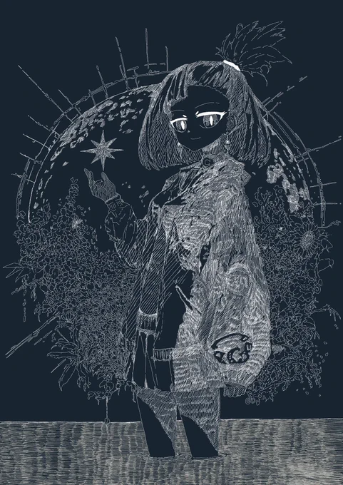 絵を描いていた 