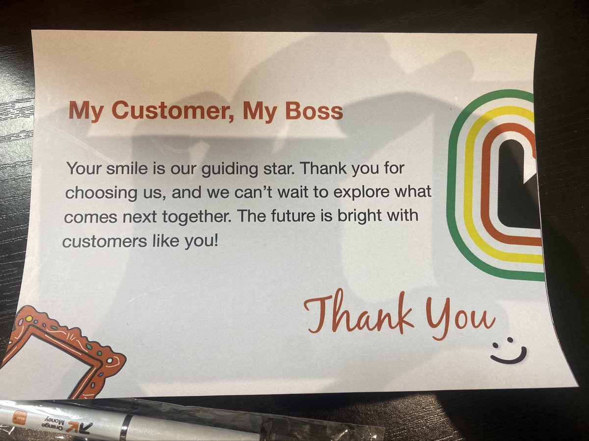 JamesVandi's tweet photo. Customer service week reached me. 
Thank you @Orange_sierra for the appreciation. 

#OrangeMoney
#Maxit
#orange https://t.co/khe689YkqJ