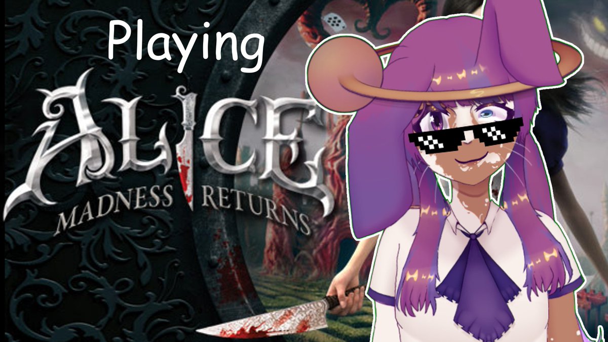 Cosmic_Lumi's tweet photo. 🔴playing ALICE MADNESS RETURNS
#Vtuber #twitchstreamer #AliceMadnessReturns 
https://t.co/kzyhOTfH51 https://t.co/PyzreC3f0X