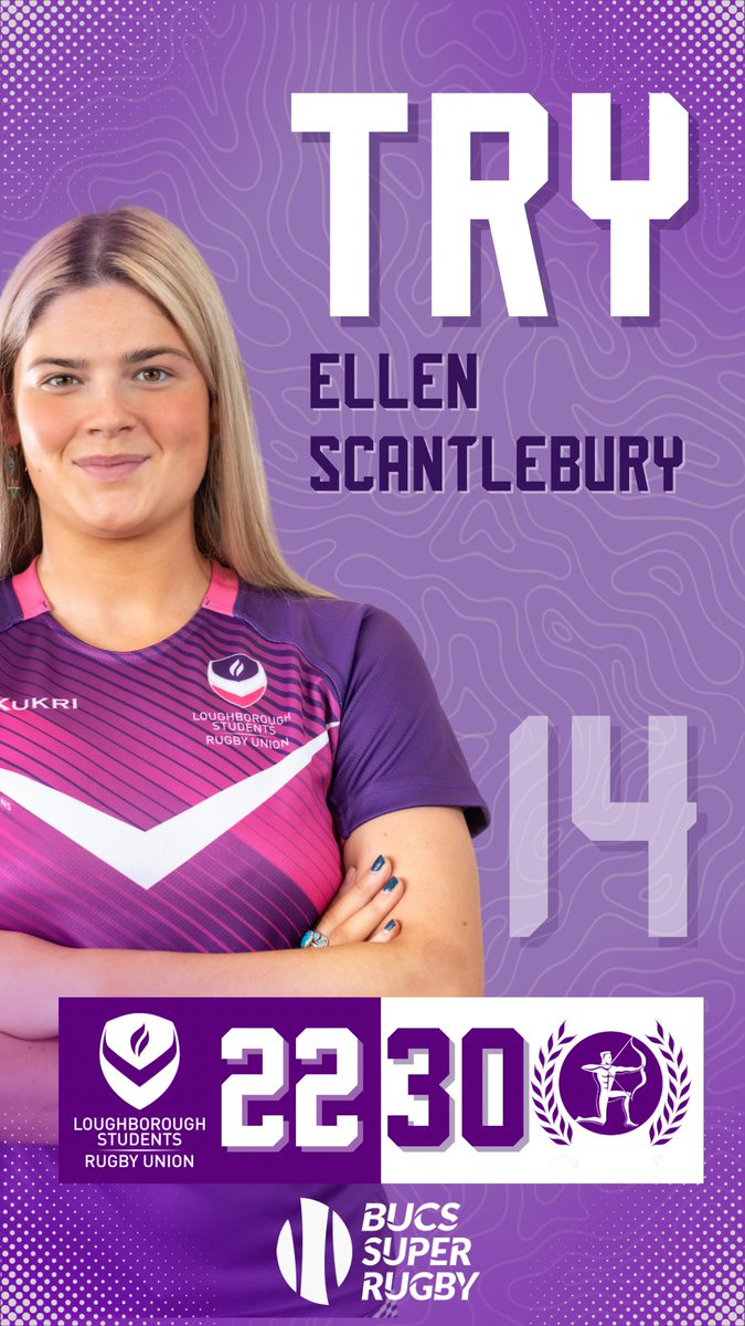 A hatrick try for Ellen Scantlebury closes the gap💜

Converted by Lia Green💜
