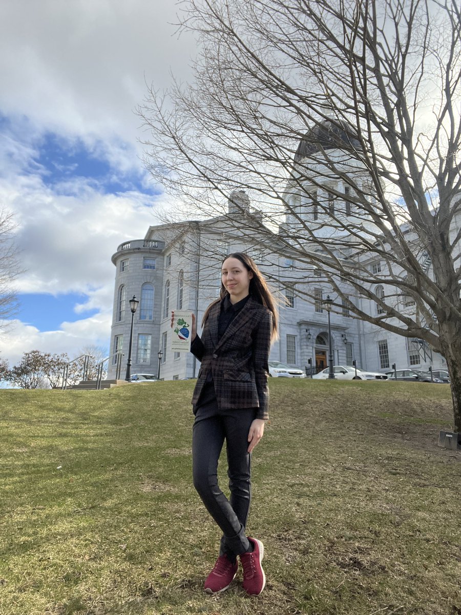 Reporting from the Capitol today, equipped with my <a href="/mainemonitor/">The Maine Monitor</a> reporter’s notebook!