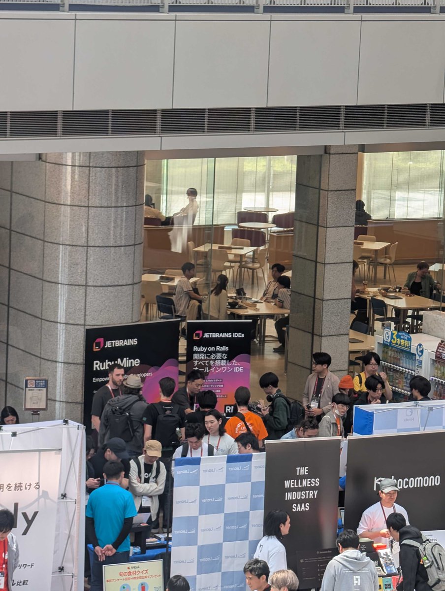 rubymine's tweet image. What a fantastic first day at #RubyKaigi 2025!
The energy, the talks, the hallway chats – pure Ruby magic 💎
Huge thanks to everyone who stopped by the RubyMine booth! We loved hearing your stories, feature wishes and feedback.
Day 2, we’re ready for you!
#RubyMine #RubyKaigi2025