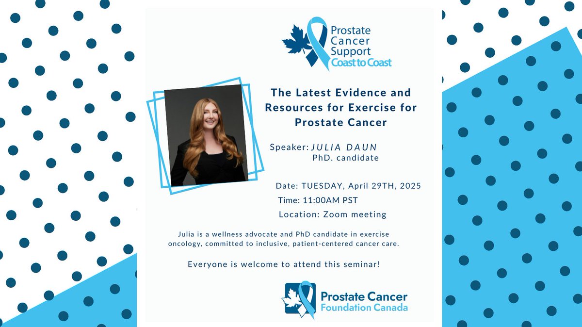 Prostate Cancer Foundation Canada tweet media